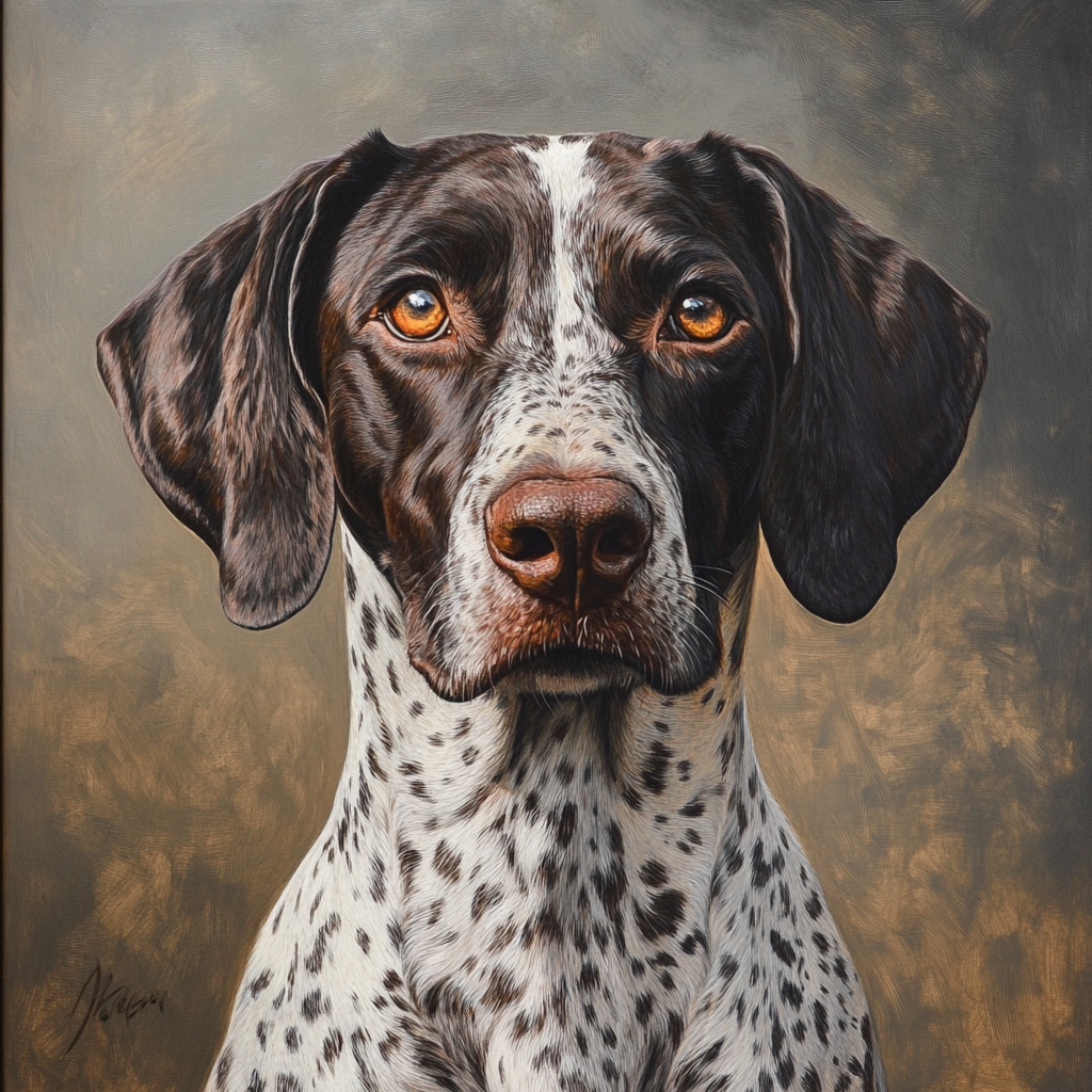 German shorthaired pointer dog